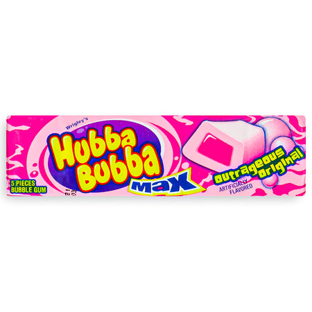 Hubba Bubba Max Outrageously Original Bubble Gum Front