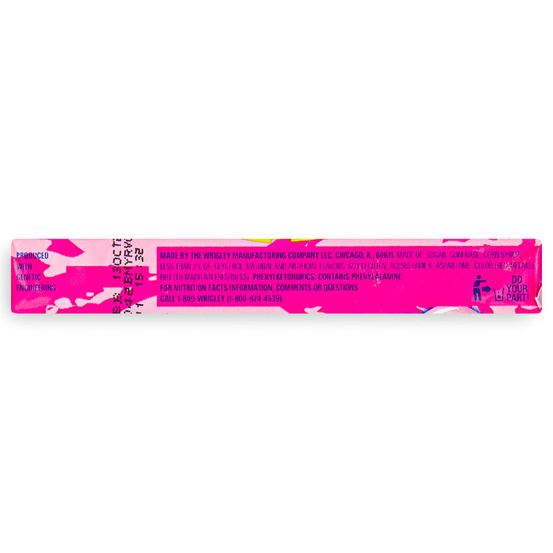 Hubba Bubba Max Outrageously Original Bubble Gum Back Ingredients