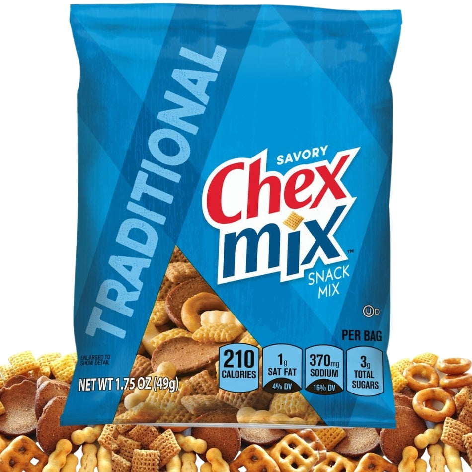 The Traditional Chex Mix  American Snacks Chex Mix Traditional Snack Mix - 1.75oz