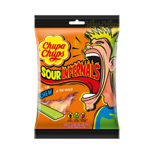 Chupa Chups Sour Infernals Chew 120g