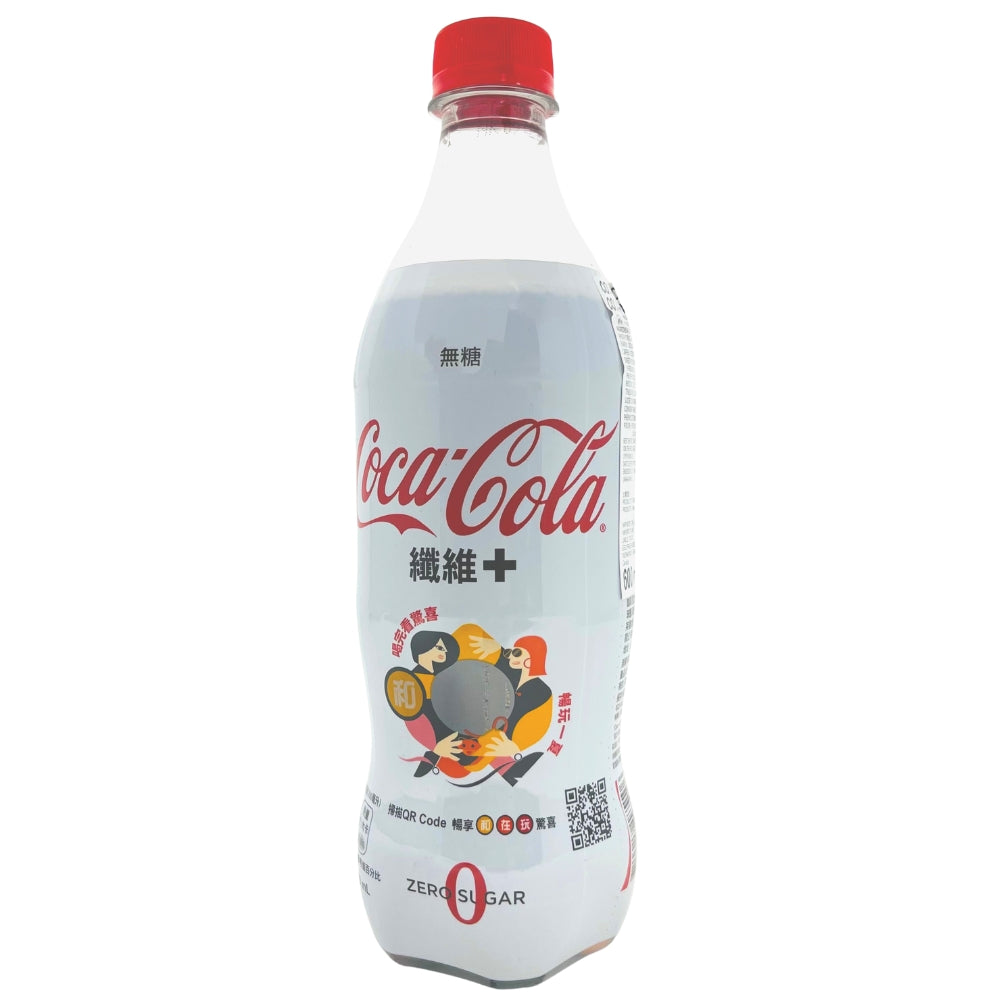 Coca Cola Fiber Plus Soda - 600mL - Japanese Soda