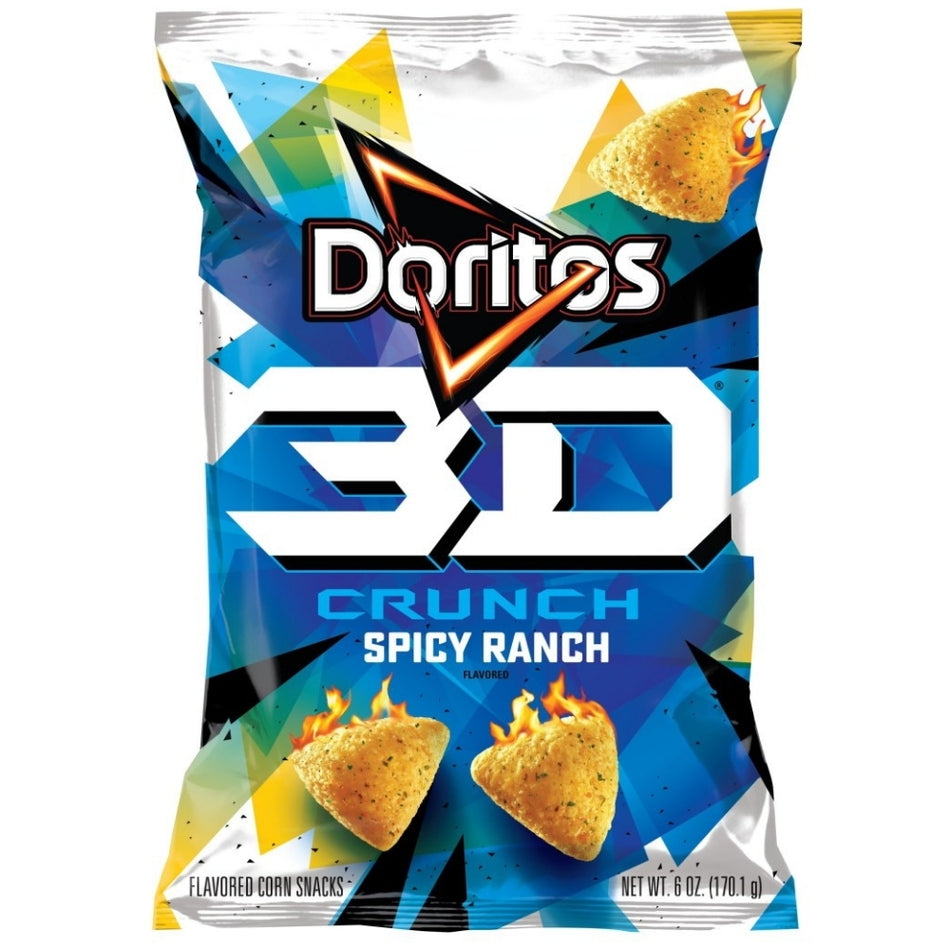 New Doritos   3D Doritos Spicy Ranch  American Potato Chips