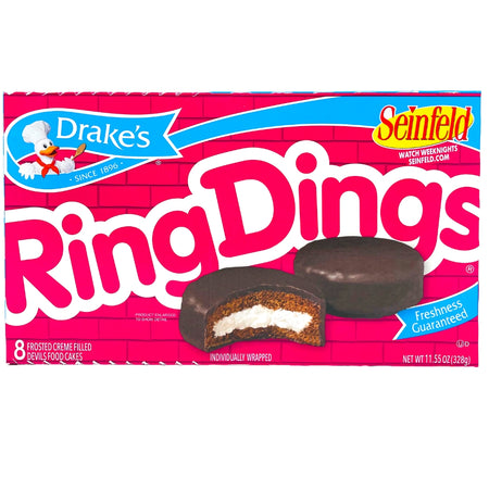 Drakes Ring Dings - 328g - American Snacks