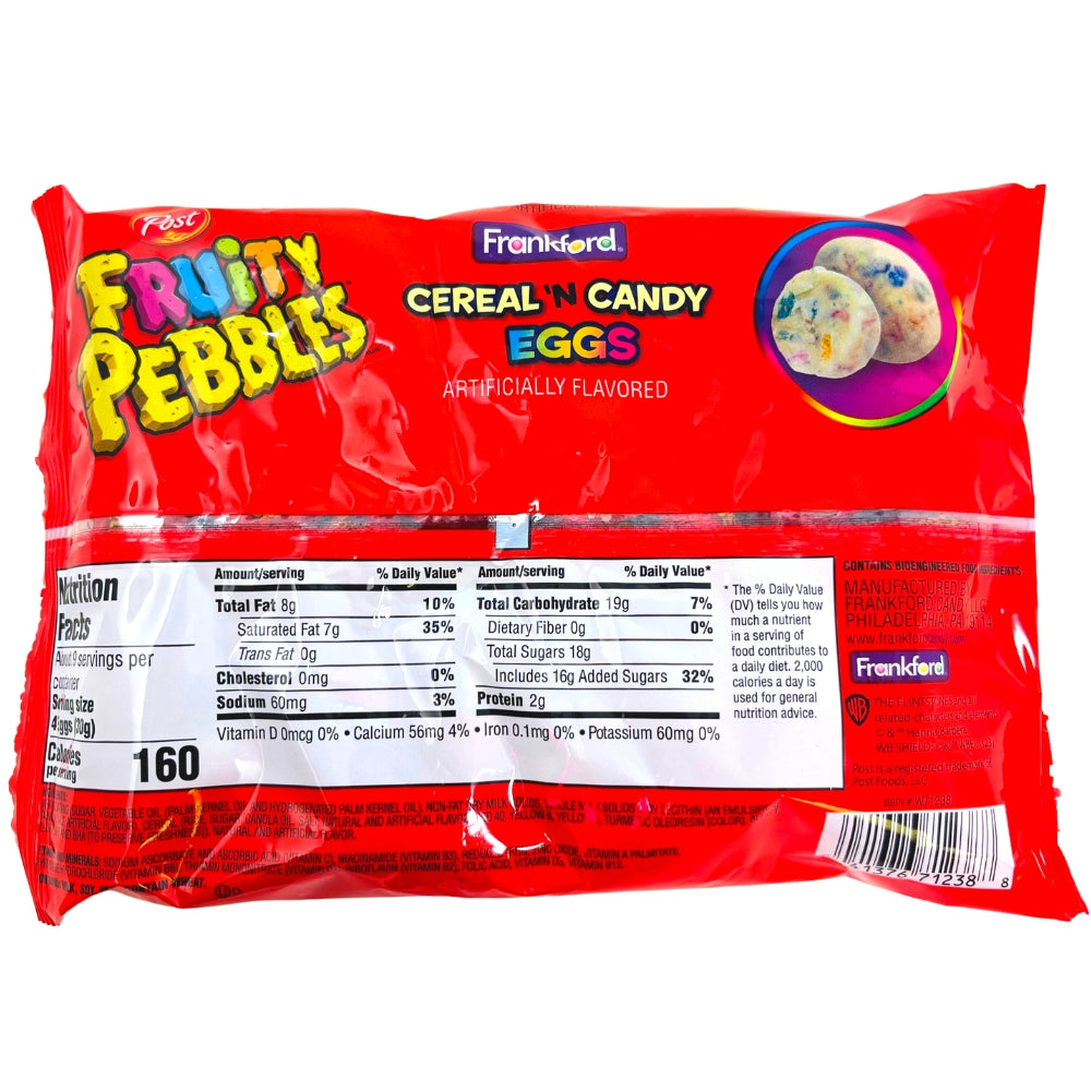 Fruity Pebbles Chocolate Easter Eggs - 9oz - Chocolate Eggs - Easter Candy - Nutrition Info