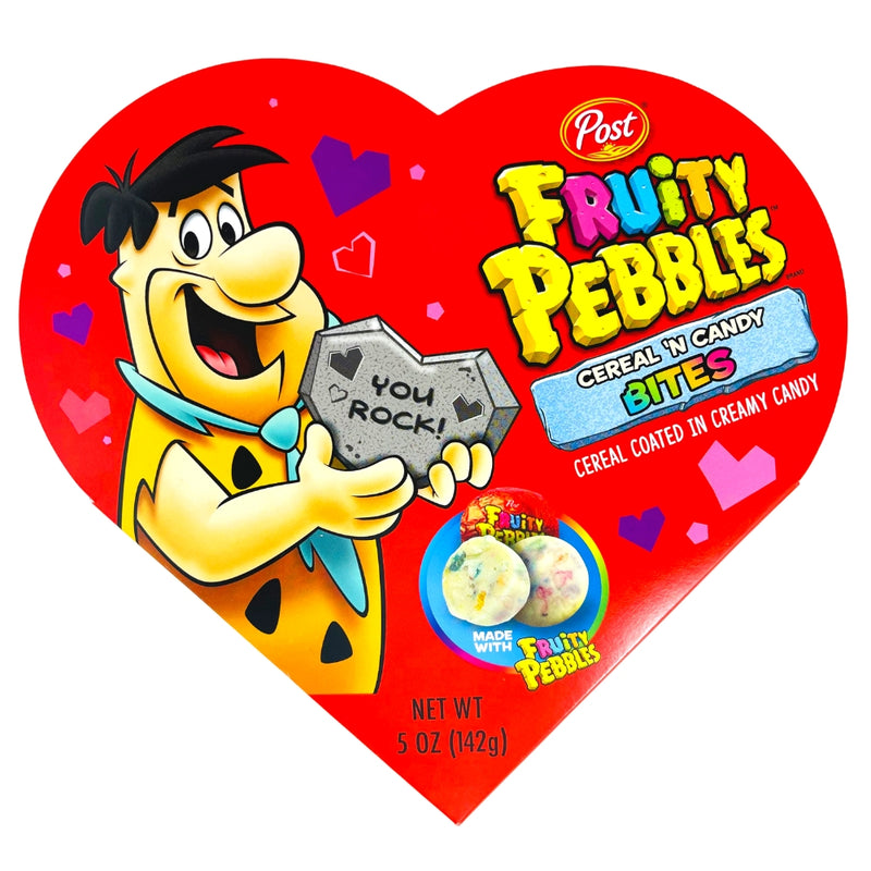 Valentines Fruity Pebbles Heart Box - 5oz