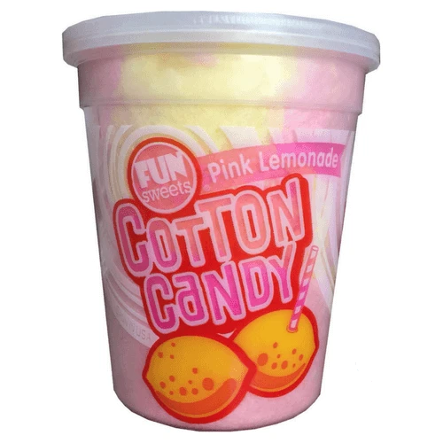 Fun Sweets Cotton Candy-Pink Lemonade - Snacks