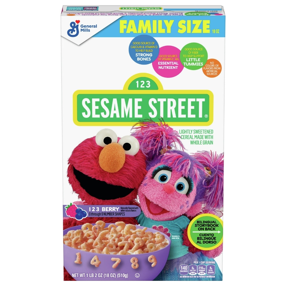 Sesame Street 123 Berry Cereal American Cereal