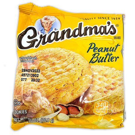 Grandma's Peanut Butter Cookies - 2.5oz Candy Funhouse