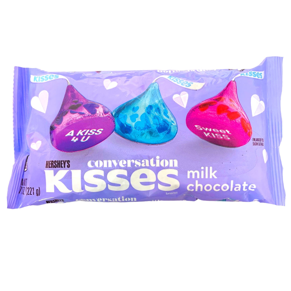 Hershey's Kisses for Valentine's Day! - Hershey's Milk Chocolate Conversation Kisses - 7.8oz