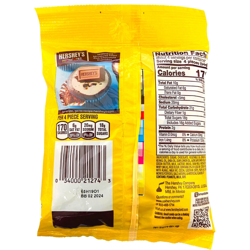 Hershey's Miniatures - 4.8oz - Back