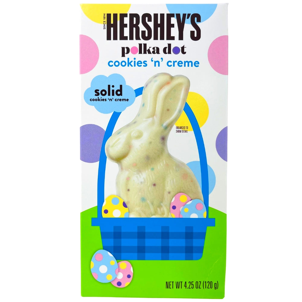 Hersheys Solid Polka Dot Cookies 'n' Creme Bunny - 4.25oz
