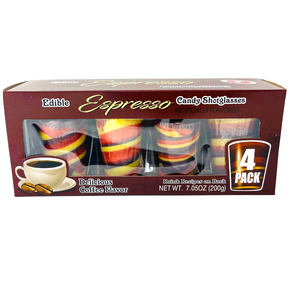 Hilco Edible Candy Shotglass Espresso - 200g