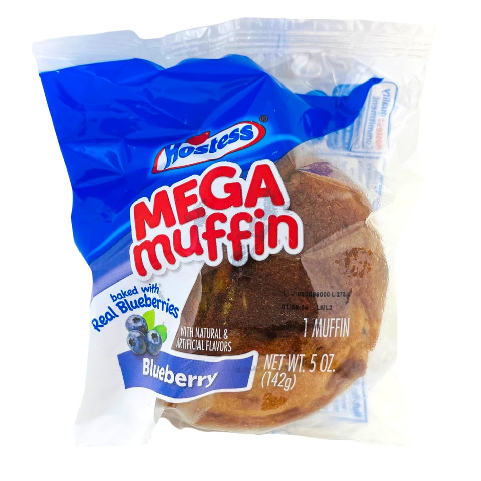 Hostess Blueberry Mega Muffin 142g - American Snacks