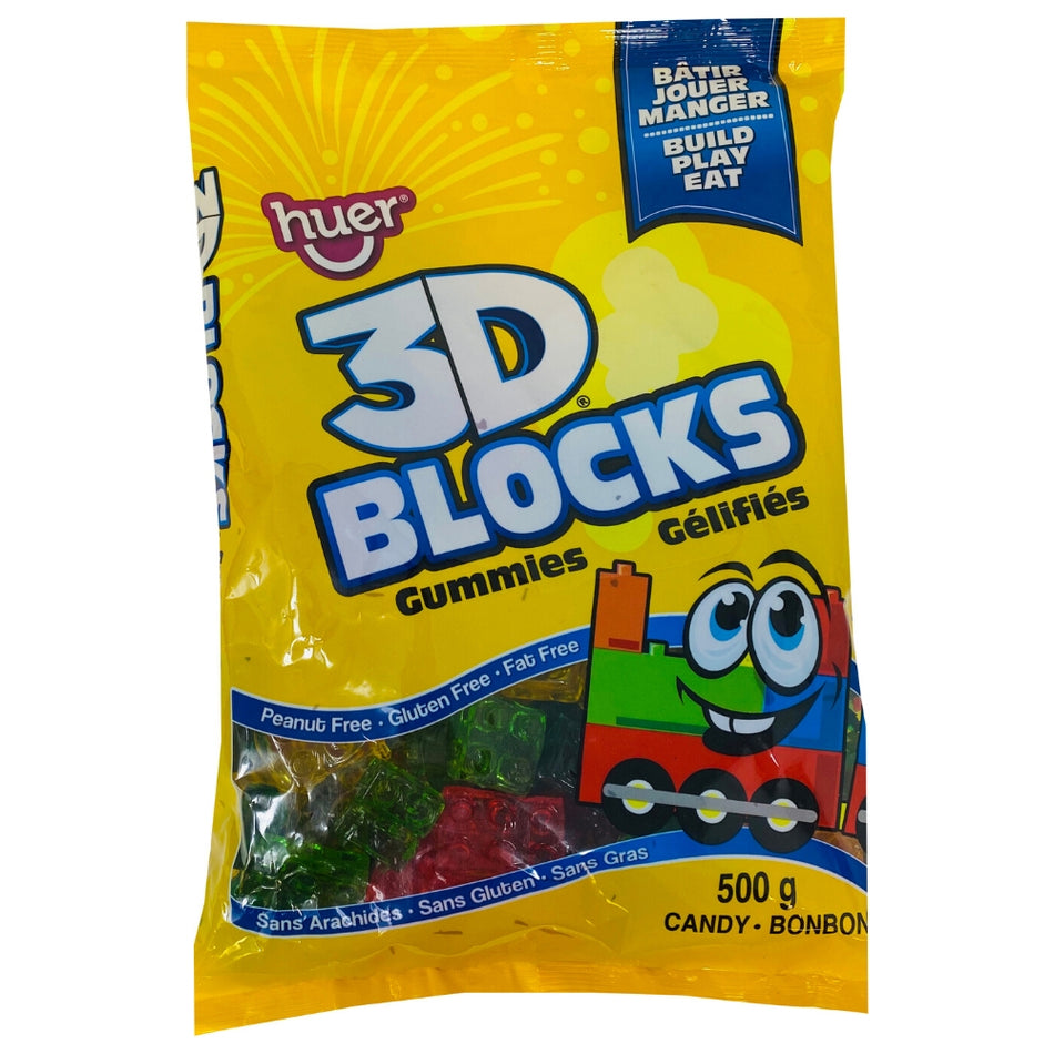 Huer 3D Blocks Gummy Candies 500g