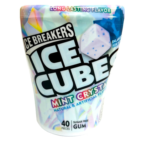 Ice Breakers Ice Cubes Mint Crystal Gum - 100g