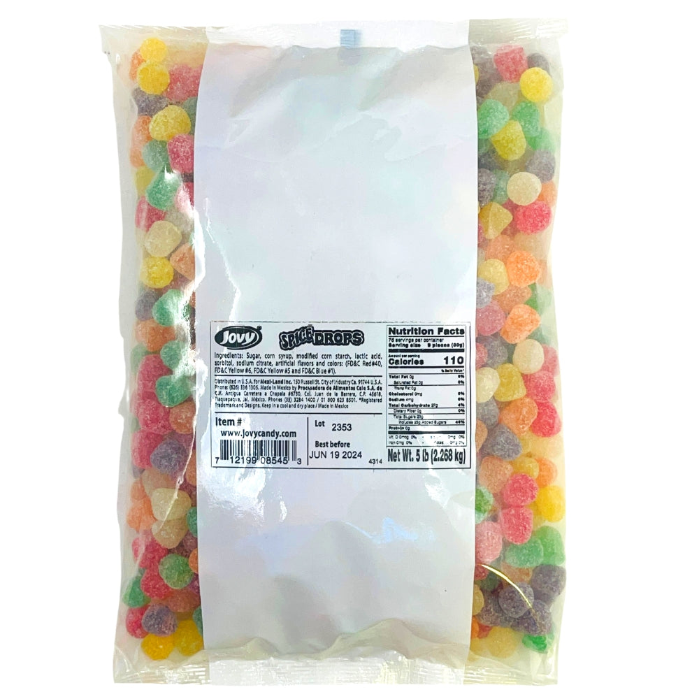 Spise Raps Jovy Spice Drops Candy | Bulk Candy | Candy Funhouse – Candy Funhouse CA