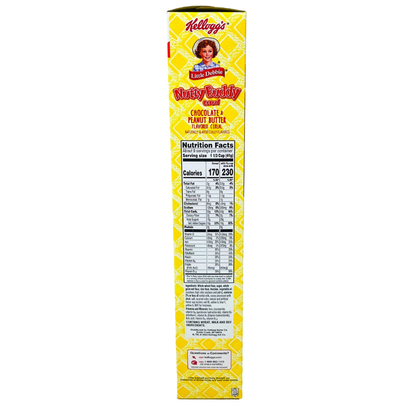Kellogg's Nutty Buddy Family Size Cereal - 371g - Nutrition Info
