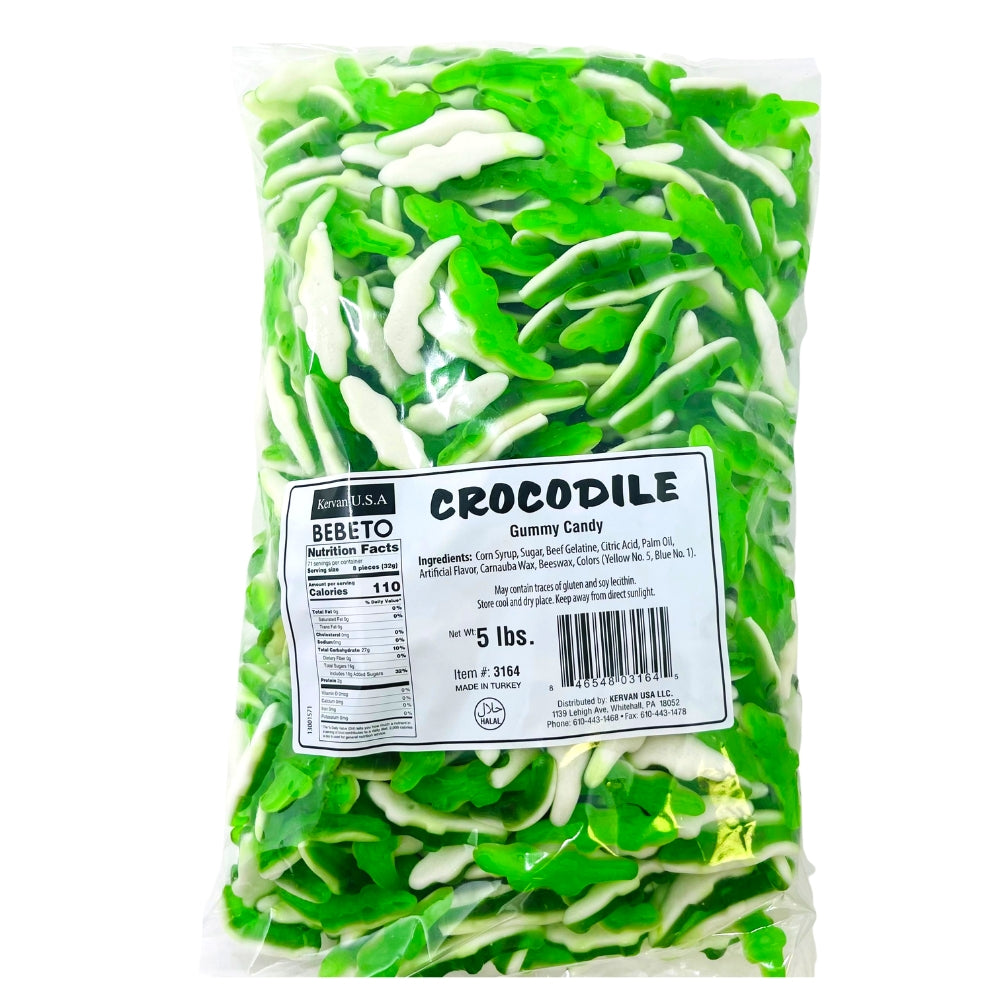 Kervan Crocodile Gummies - 5lbs - Bulk Candy