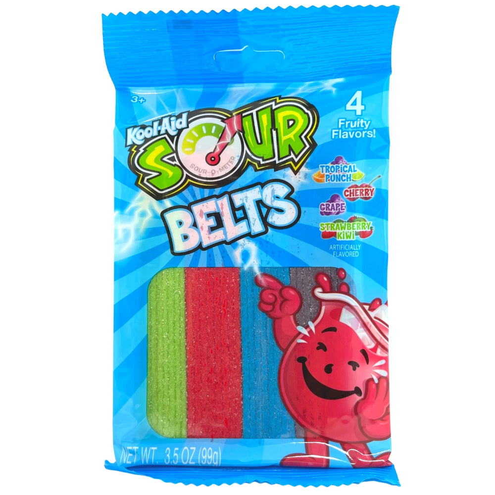 Kool-Aid Sour Belts - 3.5oz - Sour Candy