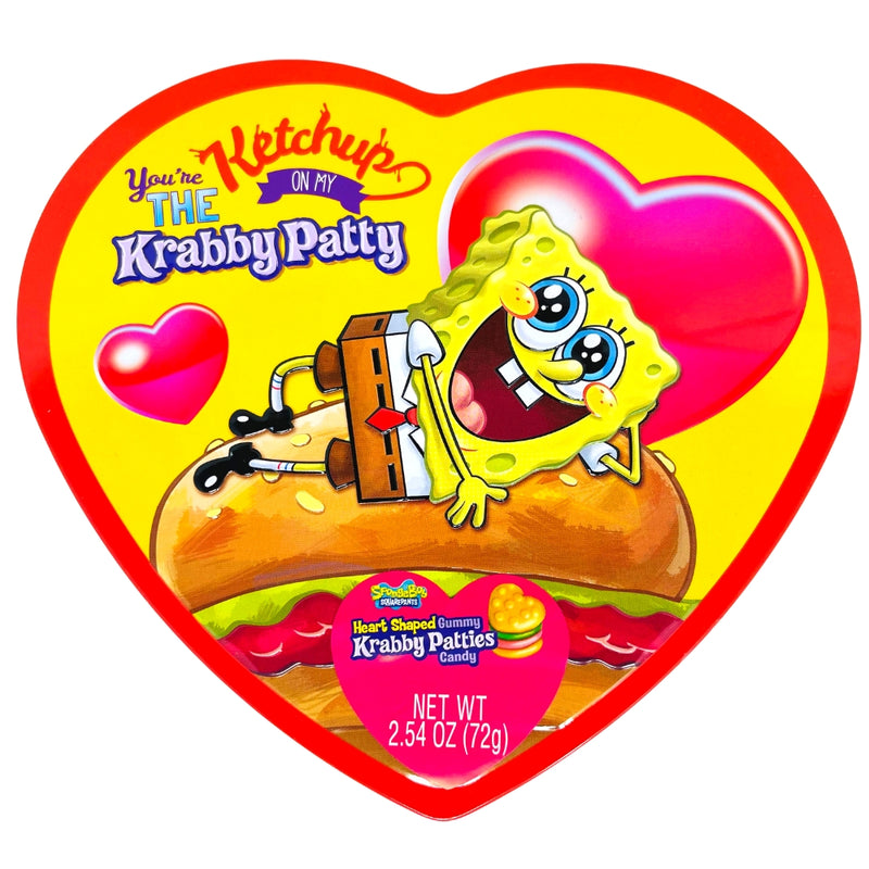 Valentines Krabby Patties Heart Tin - 2.54oz
