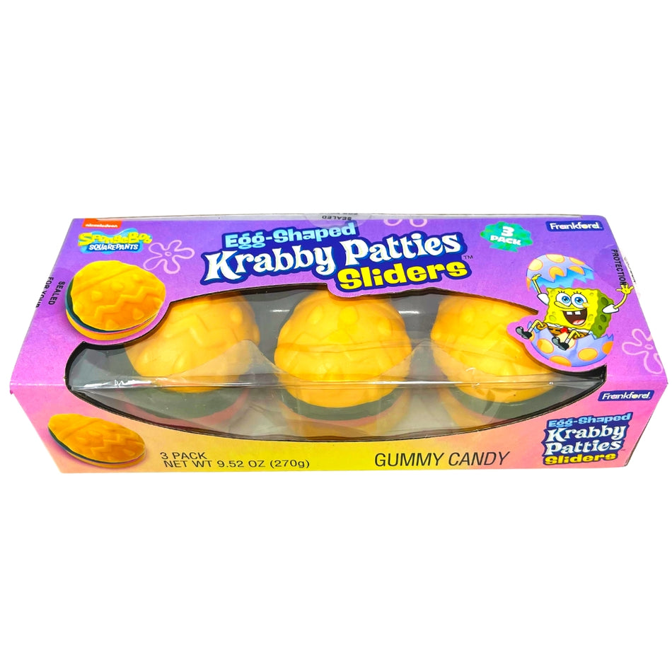 Krabby Patties Easter Egg Slider 3 Pack Gift Box - 9.52oz