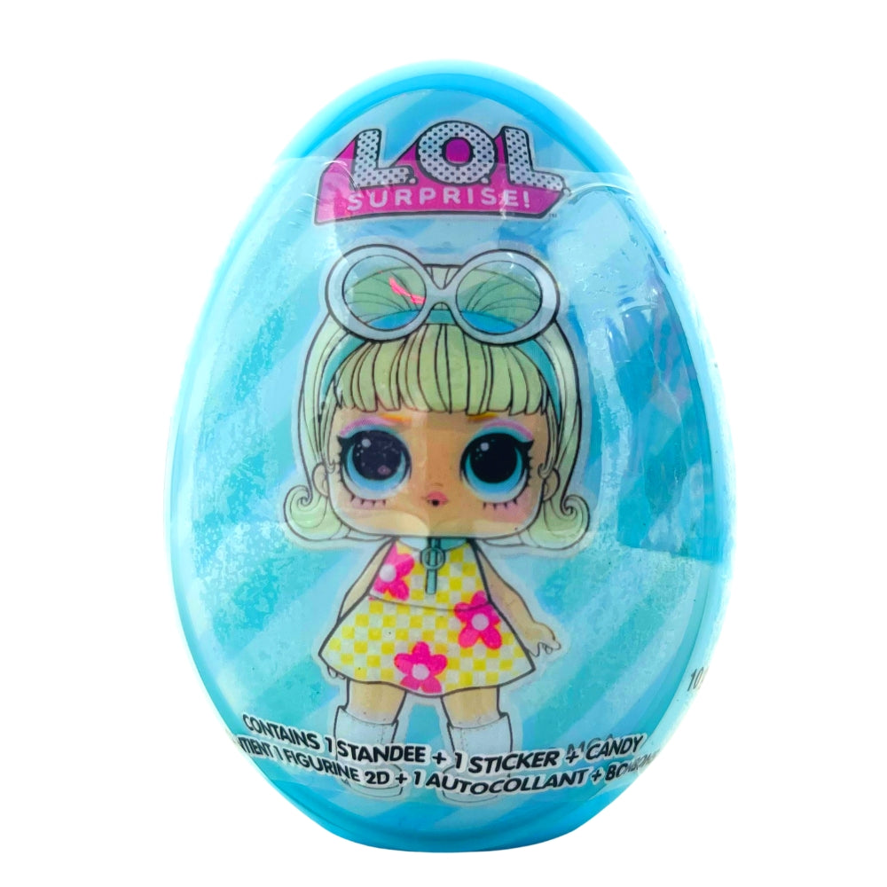 LOL Surprise 3D Egg - 10g  - 10g - Blue - LOL Candy - LOL Doll Candy - LOL Doll - LOL Surprise 3D Egg - LOL Chocolate Egg - Chocolate Egg - Super Egg - 3D Chocolate Egg