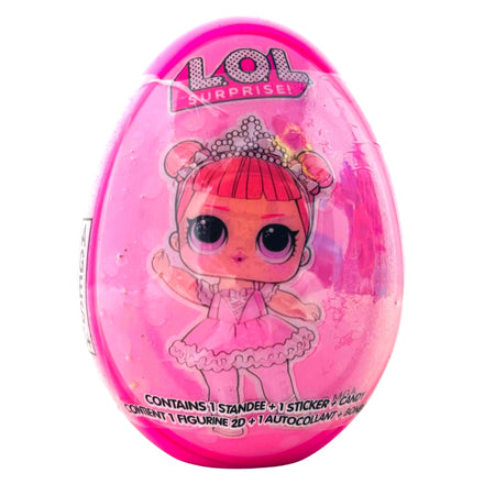 LOL Surprise 3D Egg - 10g  - 10g - Pink - LOL Candy - LOL Doll Candy - LOL Doll - LOL Surprise 3D Egg - LOL Chocolate Egg - Chocolate Egg - Super Egg - 3D Chocolate Egg
