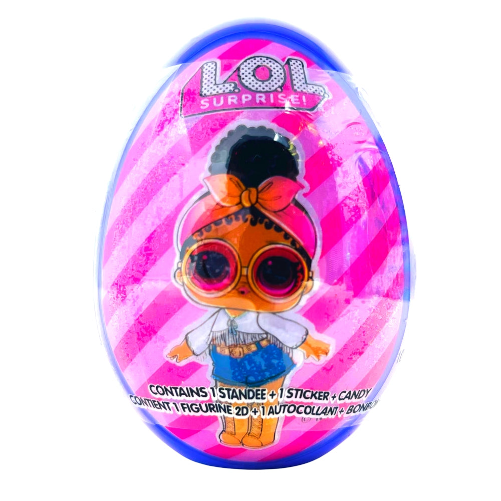 LOL Surprise 3D Egg - 10g - Purple - LOL Candy - LOL Doll Candy - LOL Doll - LOL Surprise 3D Egg - LOL Chocolate Egg - Chocolate Egg - Super Egg - 3D Chocolate Egg