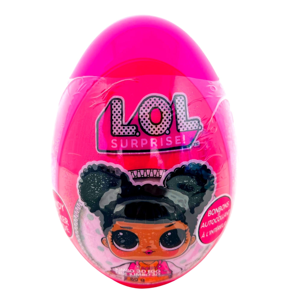 LOL Surprise 3-D Jumbo Egg - 80g - Pink