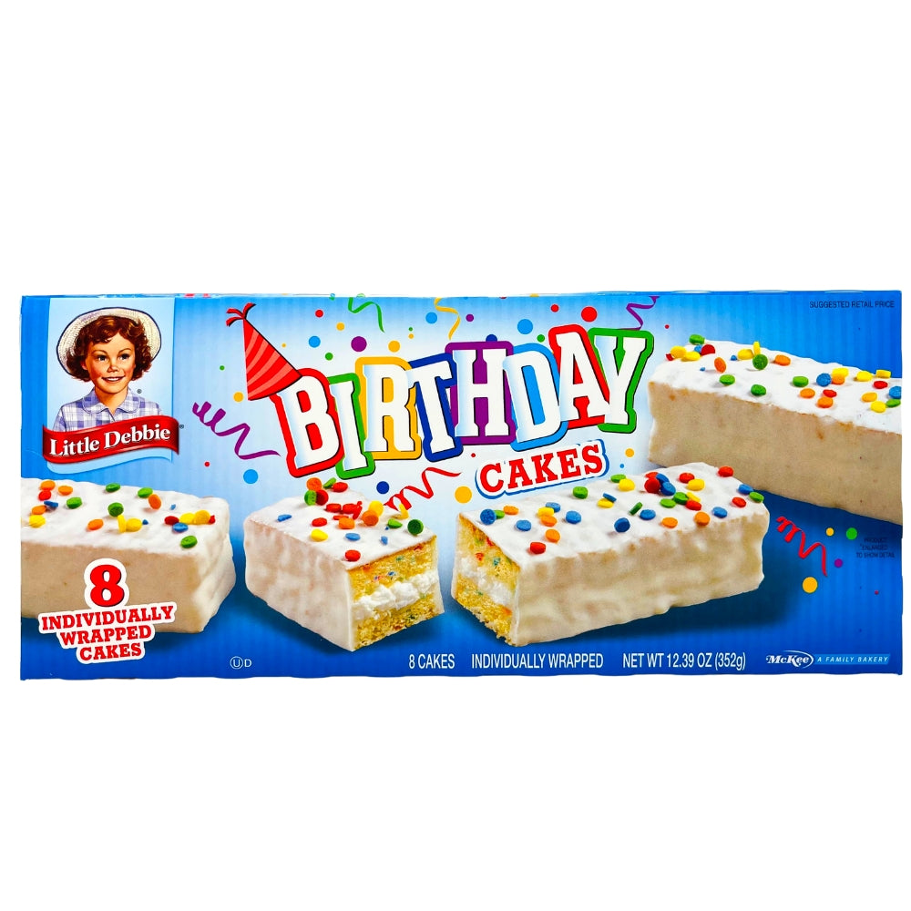 Little Debbie Birthday Cakes - 352g - American Snacks from Little Debbie