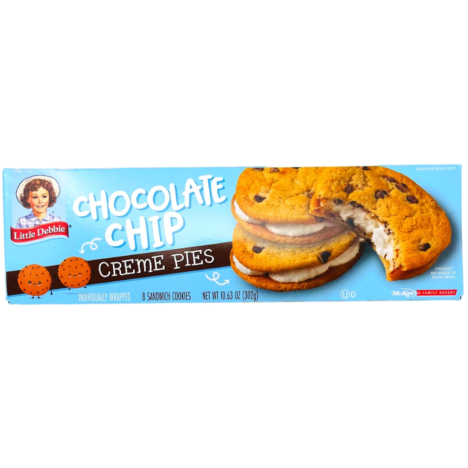 Little Debbie Chocolate Chip Creme Pies - 302g - American Snacks from Little Debbie