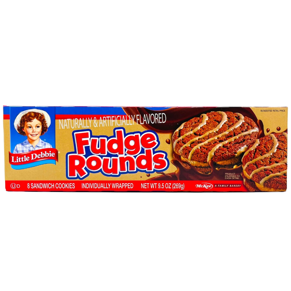 Little Debbie Fudge Rounds - 269g - American Snacks from Little Debbie
