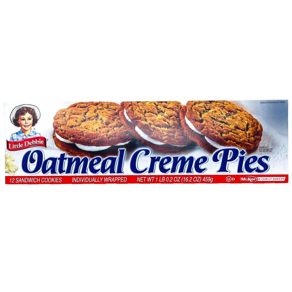 Little Debbie Oatmeal Creme Pies - 459g - American Snacks from Little Debbie