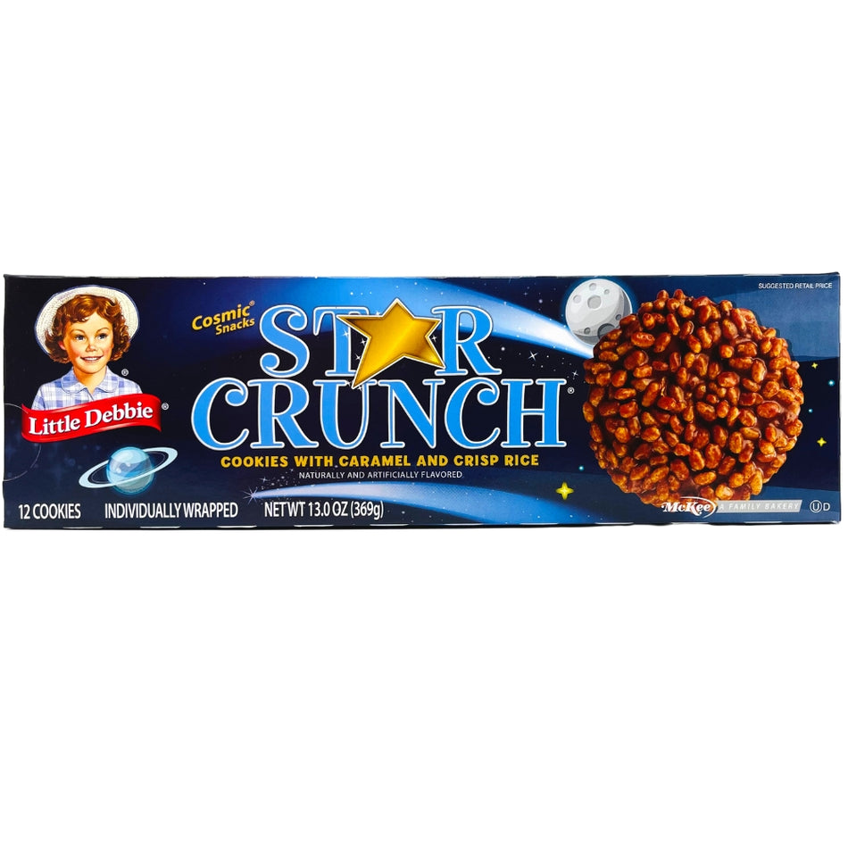 Little Debbie Star Crunch Cookies Caramel Crisp - 369g - American Snacks