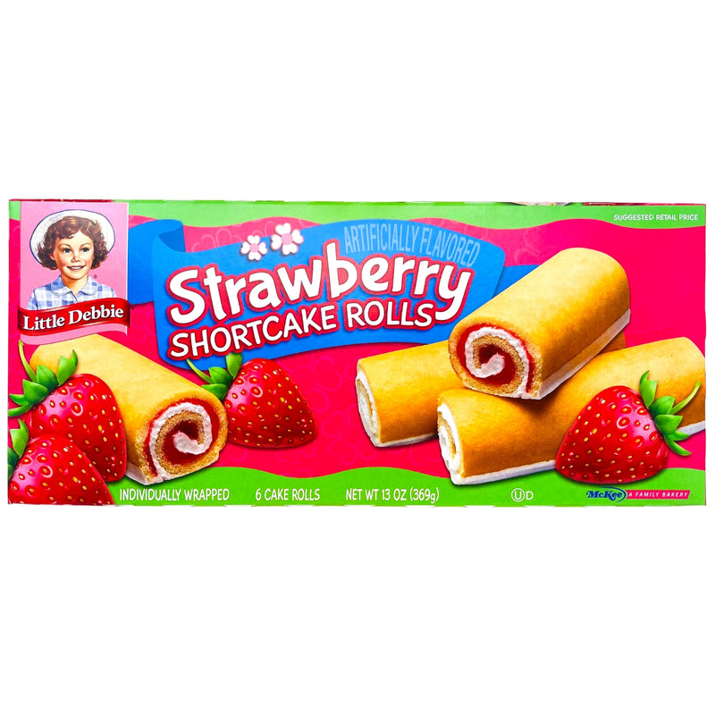 Little Debbie Strawberry Shortcake Rolls - 369g - American Snacks from Little Debbie