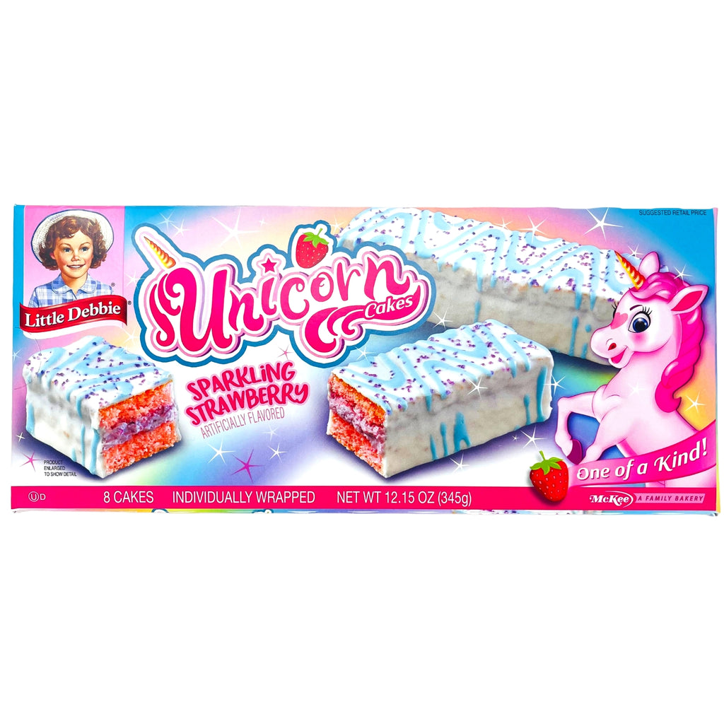 Little Debbie Unicorn Cakes Sparkling Strawberry | Candy Funhouse