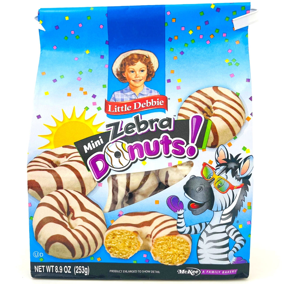 Little Debbie Zebra Mini Donuts - 253g - American Snacks from Little Debbie