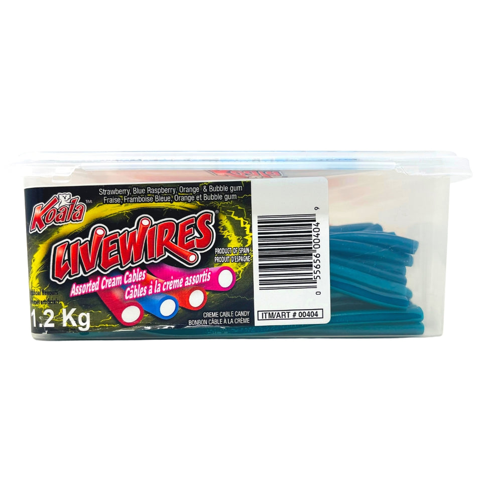 Livewire Assorted Cream Cables - Bulk Candy - Candy Buffet - Livewire Candy - Livewire - Livewire Gummy