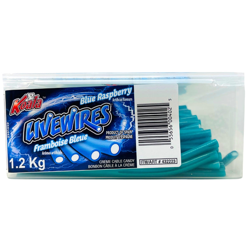 Livewires Blue Raspberry - 1.2kg - Livewires Candy - Koala Livewires Blue Raspberry - Blue Raspberry Livewires