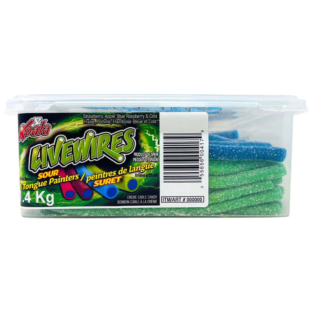 Livewires Sour Tongue Painters - 1.4kg - Livewires Sour Candy - Sour Candy - Livewires - Koala Candy