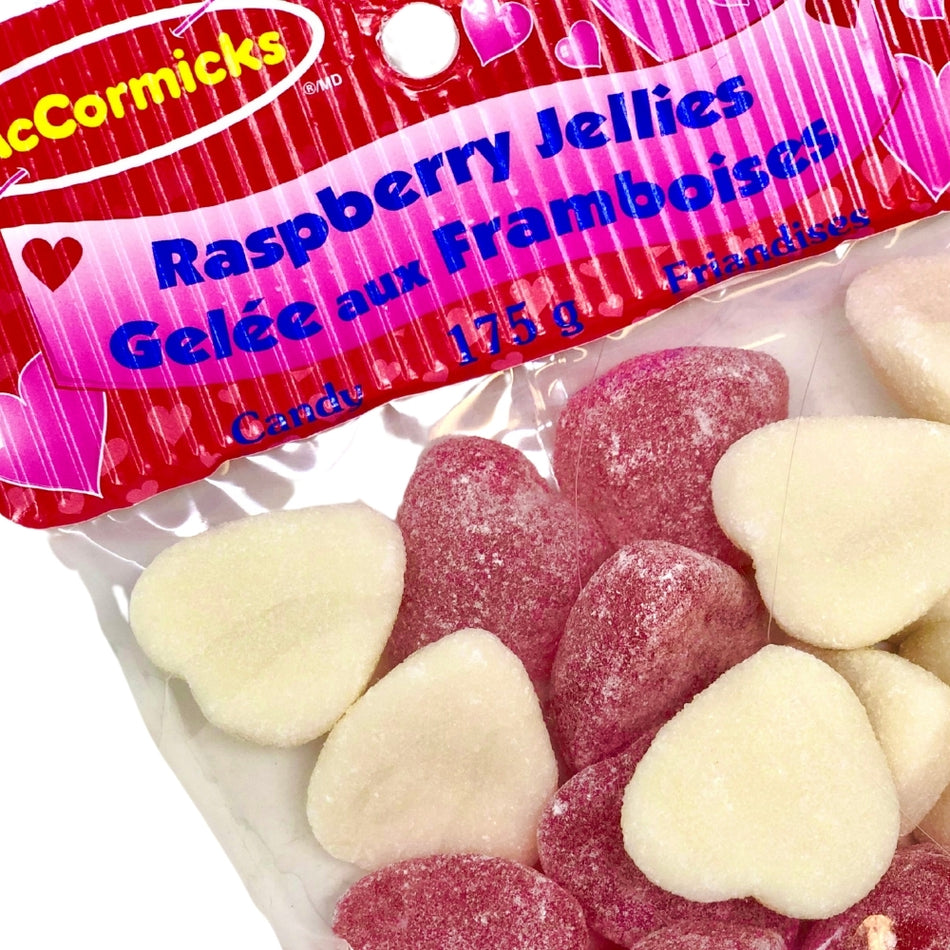 McCormick's Raspberry Jellies - 175g - Zoomed In View
