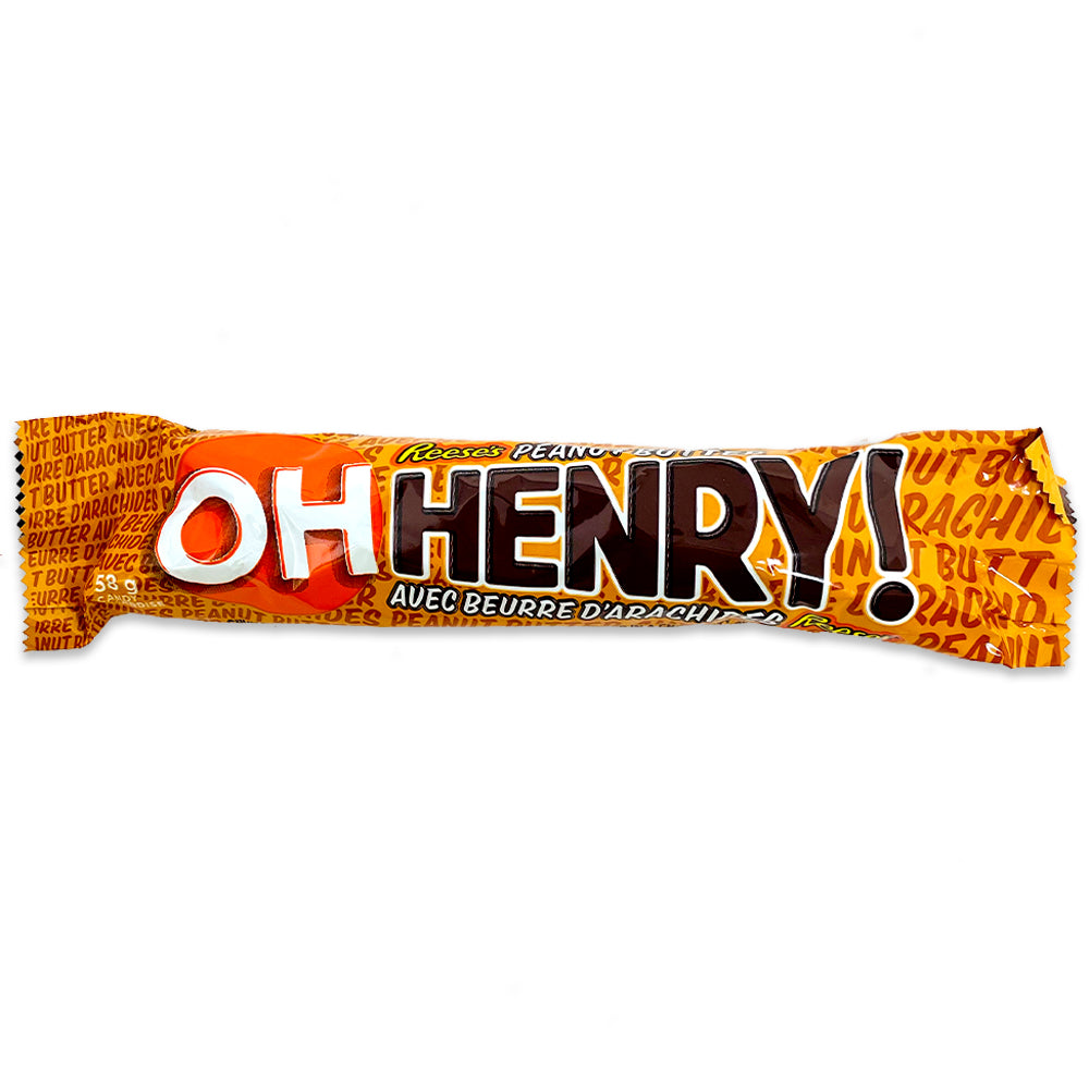 Oh Henry! Reese's Peanut Butter Chocolate Bar- 58g