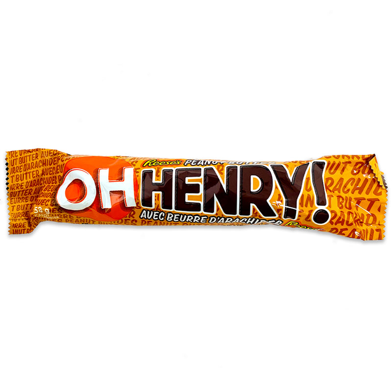 Oh Henry! Reese's Peanut Butter Chocolate Bar- 58g