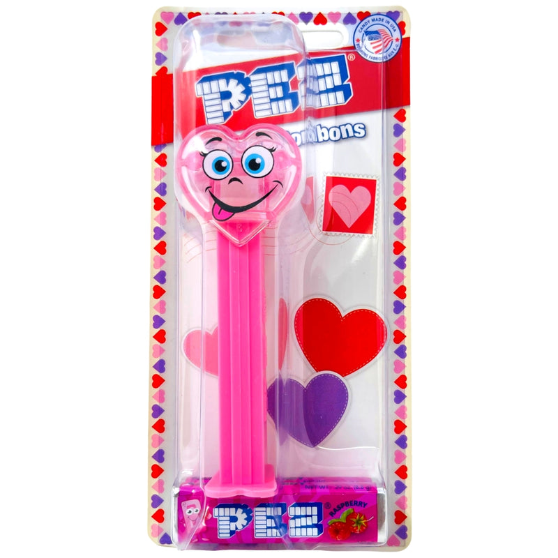 PEZ Valentine PInk Heart - 16g - Valentine's Day candy - Pink heart PEZ dispenser - Valentine's Day treats - Heart-shaped candy dispenser - Romantic candy gifts - Valentine's Day sweets - Heart candy refill packs - PEZ candy refill hearts - Love-themed candy dispenser - Sweet Valentine's Day gifts