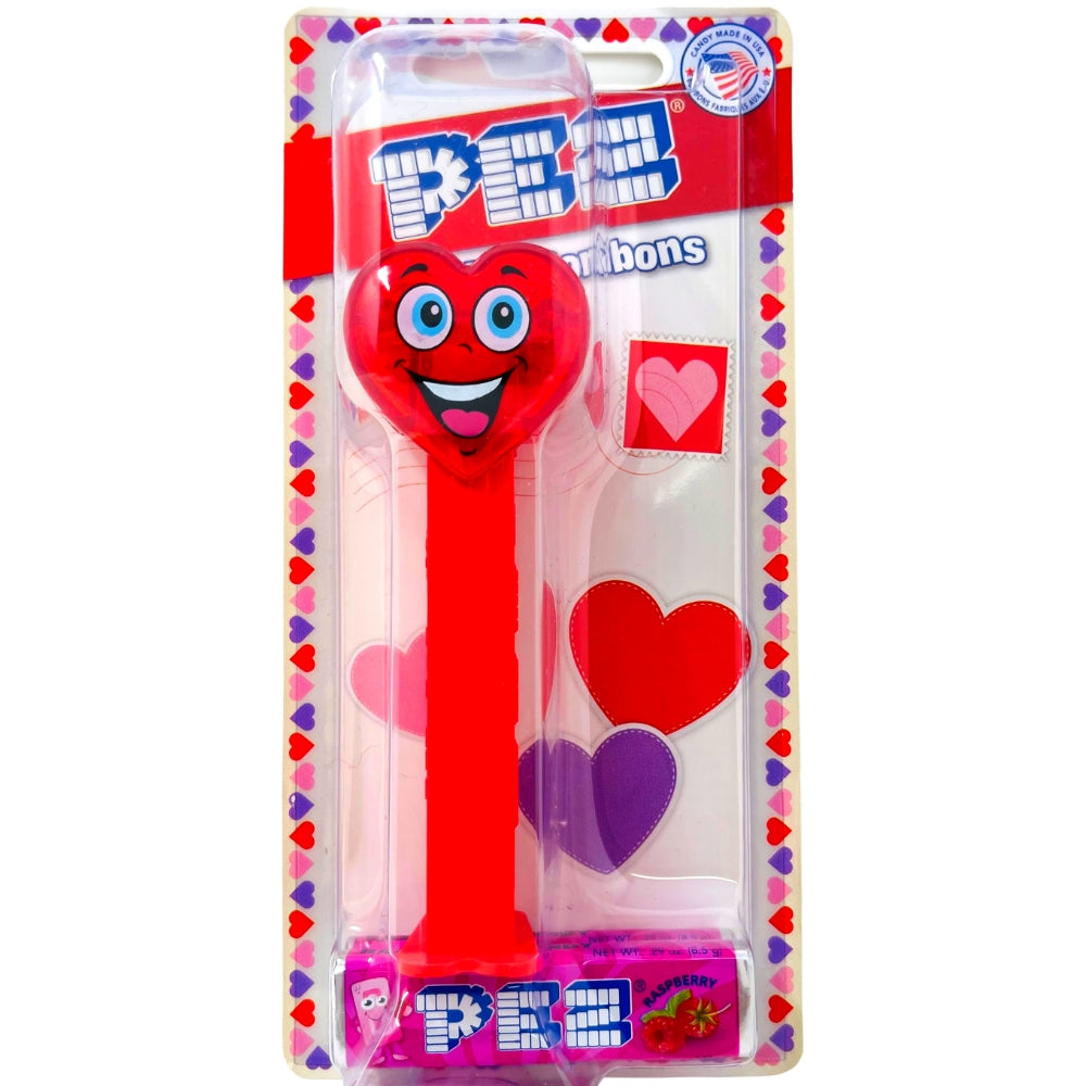 PEZ Valentine Red Heart - 16g - PEZ Valentine Red Heart - Heart-Shaped Candy Dispenser - Valentine's Day Treats - Sweet Love Melody - Romantic Candy Surprise - Harmonious Valentine's Day - Love Symphony Pop - Valentine's Day Gifts - Heartwarming Candy Moments - Musical PEZ Heart