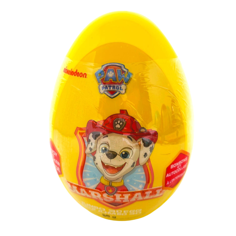 Paw Patrol 3D Jumbo Egg - 80g - Yellow