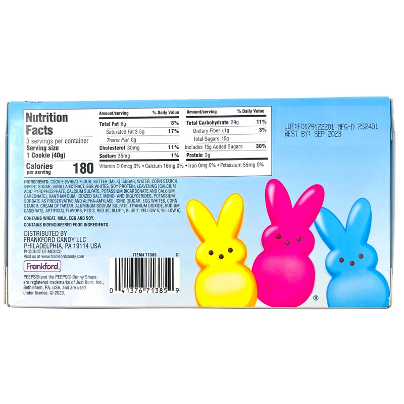 Easter Peeps Easter Bunny Sugar Cookie 3 Pack Gift Set - 4.32oz