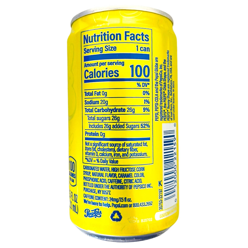 Peeps Pepsi Soda - 591ml - Nutrition Info