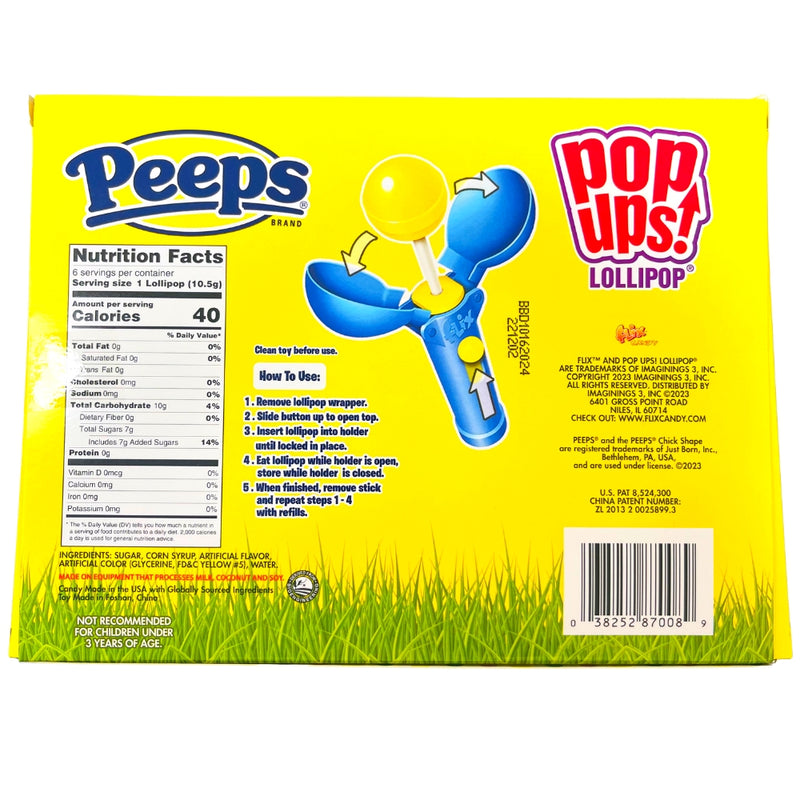 Peeps Pop Up 3-Pack Gift Set Ingredients - 2.22oz