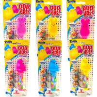 Marshmallow Peeps Pop Up Blister Card -  Lollipops - Easter Candy